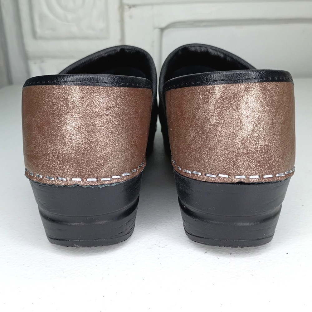 Sanita Professional Clogs 6.5 Bronze Brown Leather EUC EU 37 - Picture 5 of 8